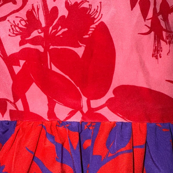 Borgo De Nor 100% Silk Tiered Maxi Dress 14 UK 10 US - Picture 10 of 11